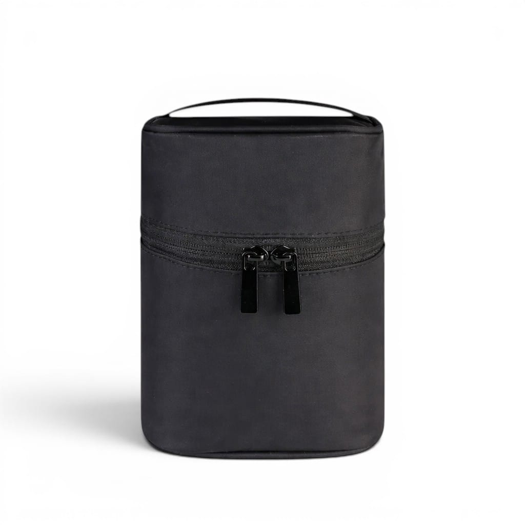 La Cylva | Trousse Maquillage Cylindrique Nylon Grande Capacité