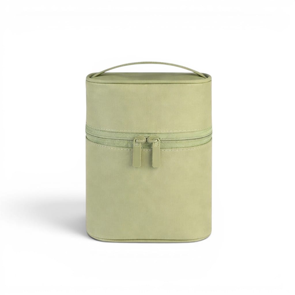 La Cylva | Trousse Maquillage Cylindrique Nylon Grande Capacité