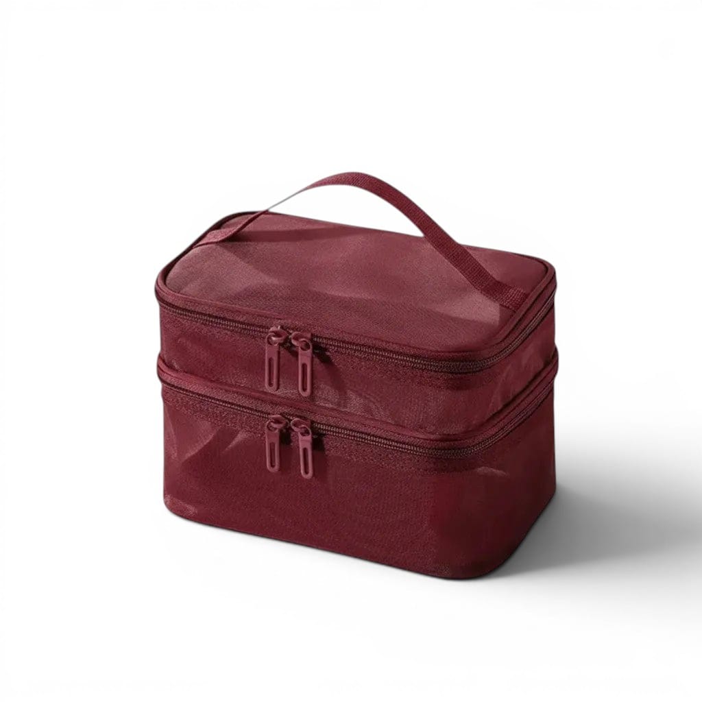 La Dopi | Trousse Mesh 2 Étages Grande Capacité Pliable