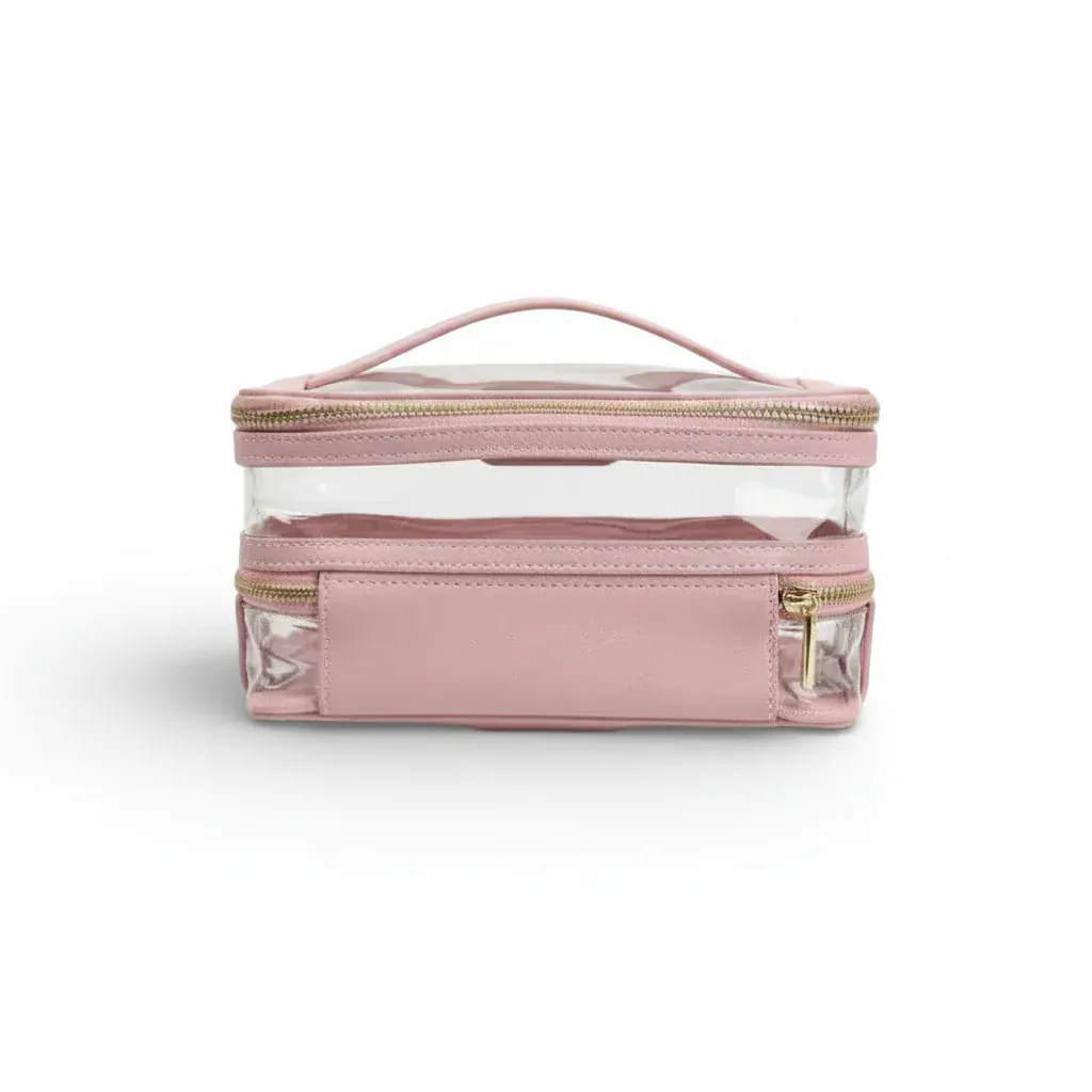 La Dupla | Trousse Transparente PU/TPU Double Compartiment Cabine