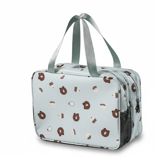La Dupma | Trousse Femme Double Couche Motifs Grande Capacité