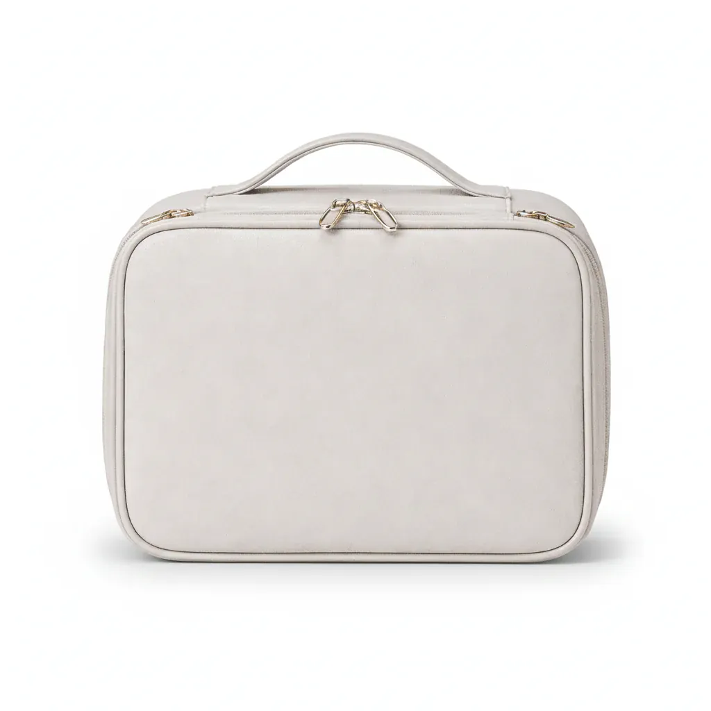 La Dupva | Vanity Maquillage Simili Cuir Double Couche