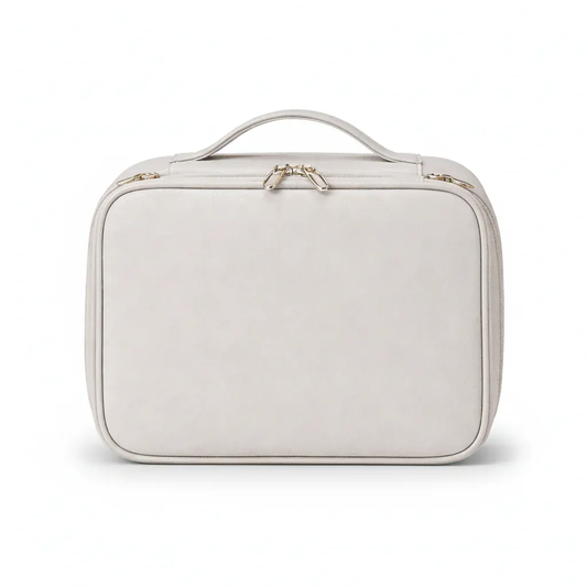 La Dupva | Vanity Maquillage Simili Cuir Double Couche