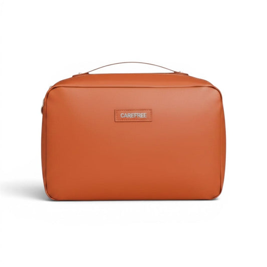 La Duzzi | Trousse Maquillage Cuir PU Double Zip Élégante
