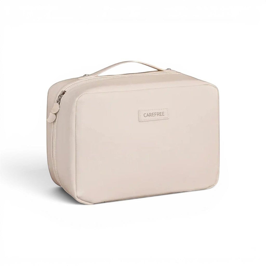 La Duzzi | Trousse Maquillage Cuir PU Double Zip Élégante