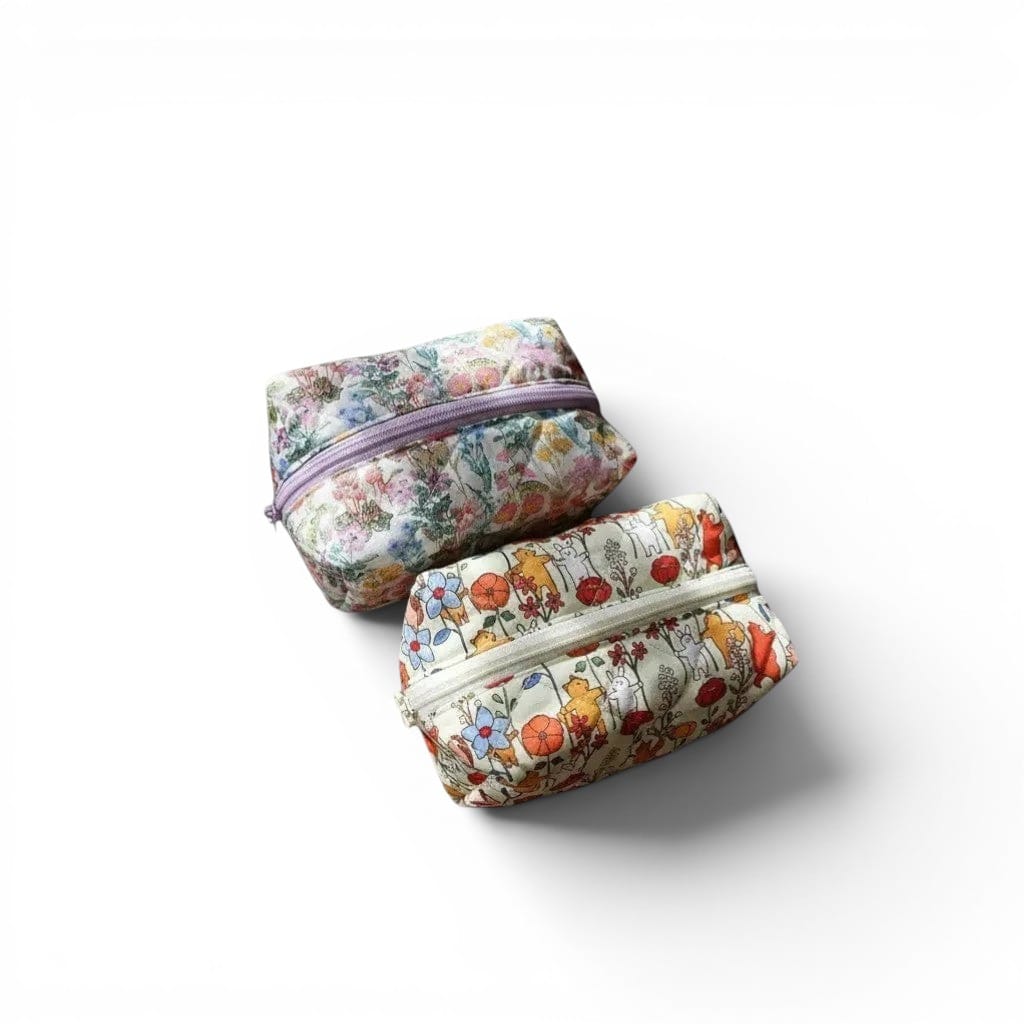 La Fiori | Trousse Canvas Fleurs Cartoon Femme Légère