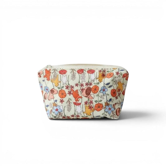 La Fiori | Trousse Canvas Fleurs Cartoon Femme Légère