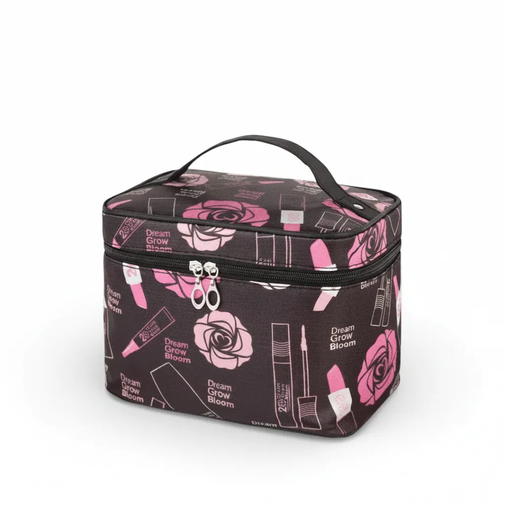 La Flonva | Trousse Femme Florale Nylon Grande Capacité