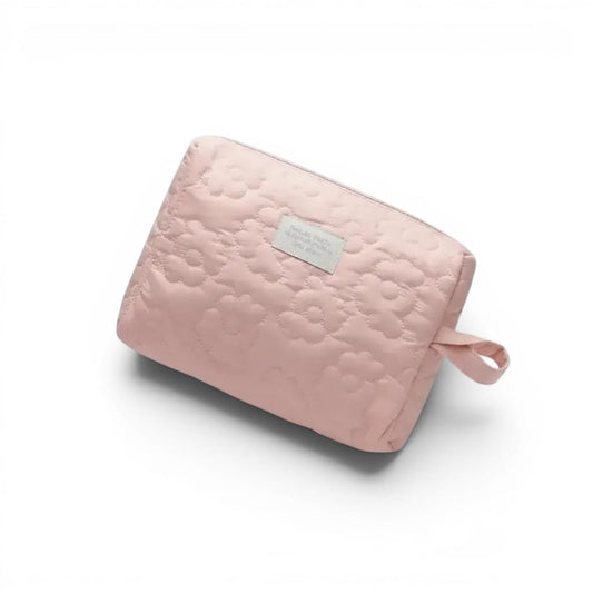 La Flora | Trousse de Toilette Femme Matelassée Fleurs