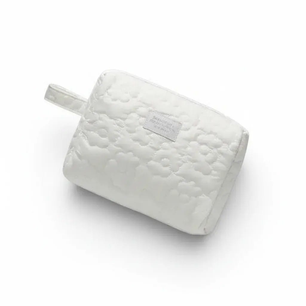 La Flora | Trousse de Toilette Femme Matelassée Fleurs