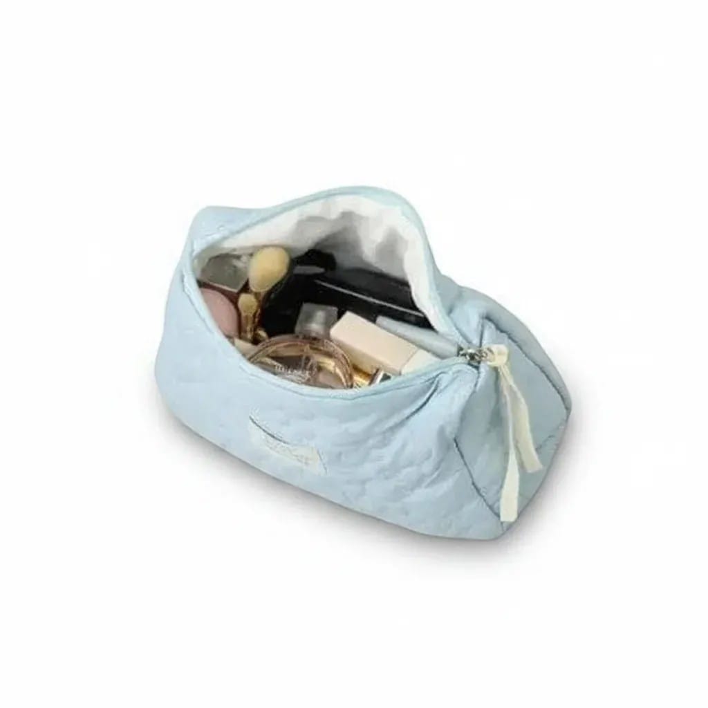 La Flora | Trousse de Toilette Femme Matelassée Fleurs