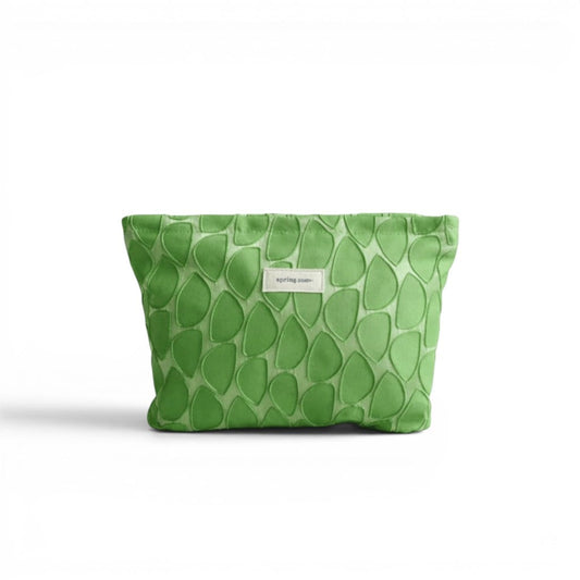 La Foglia | Trousse de Toilette Femme Canvas Motif Feuille