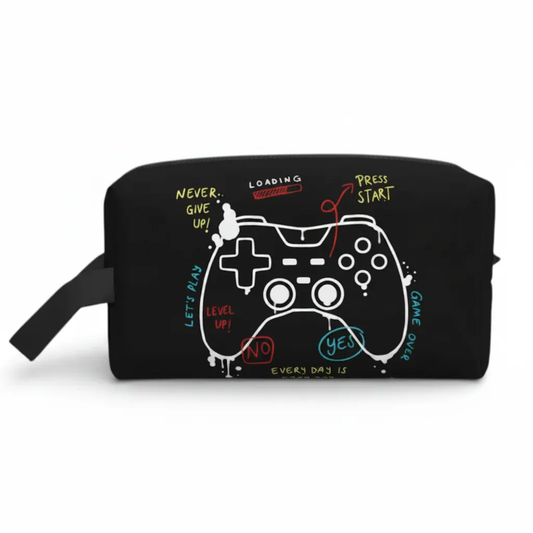 La Gami | Trousse Enfant Grande Capacité Motif Gaming