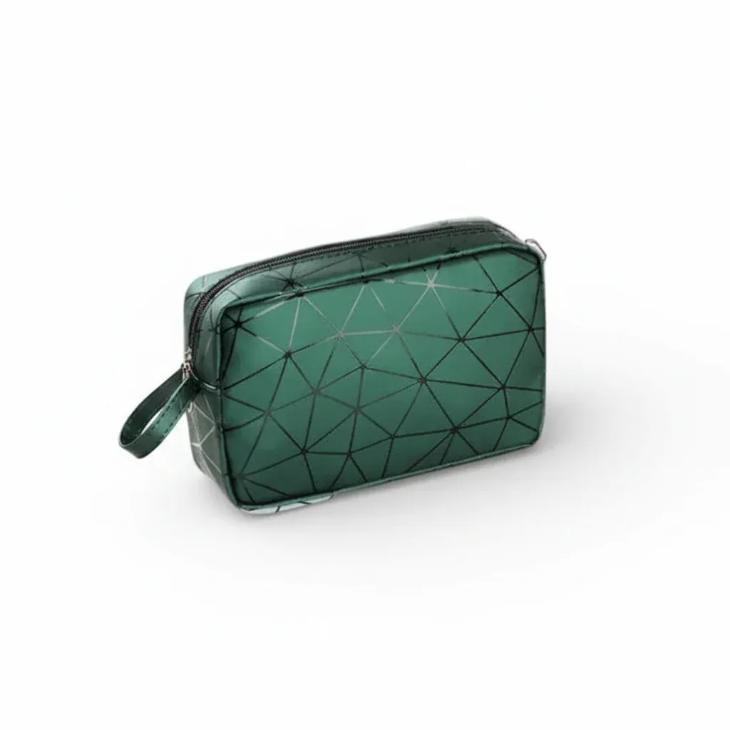 La Geova | Trousse Femme Géométrique Simili Cuir Imperméable
