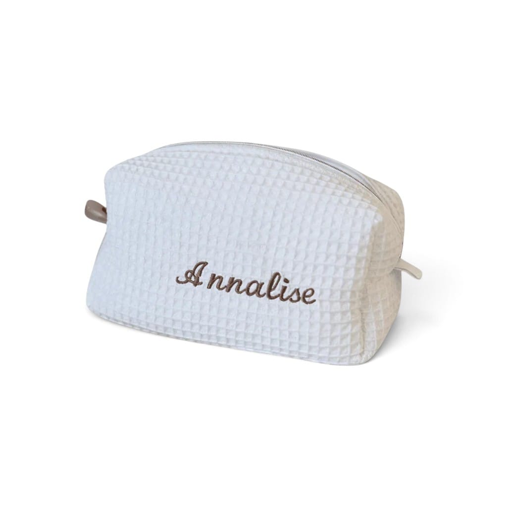 La Gofri | Trousse Toilette Personnalisable Coton Gaufré