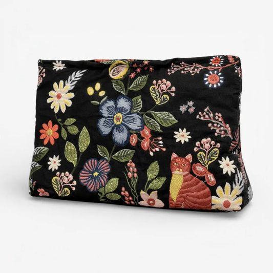 La Jacqi | Trousse de Toilette Femme Jacquard Brodée