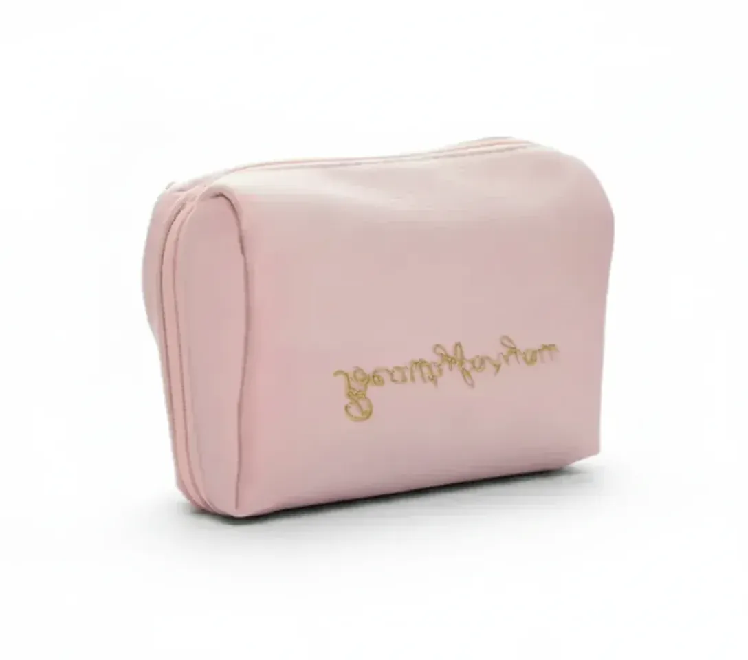 La Lettra | Trousse Toilette Velours Broderie Femme