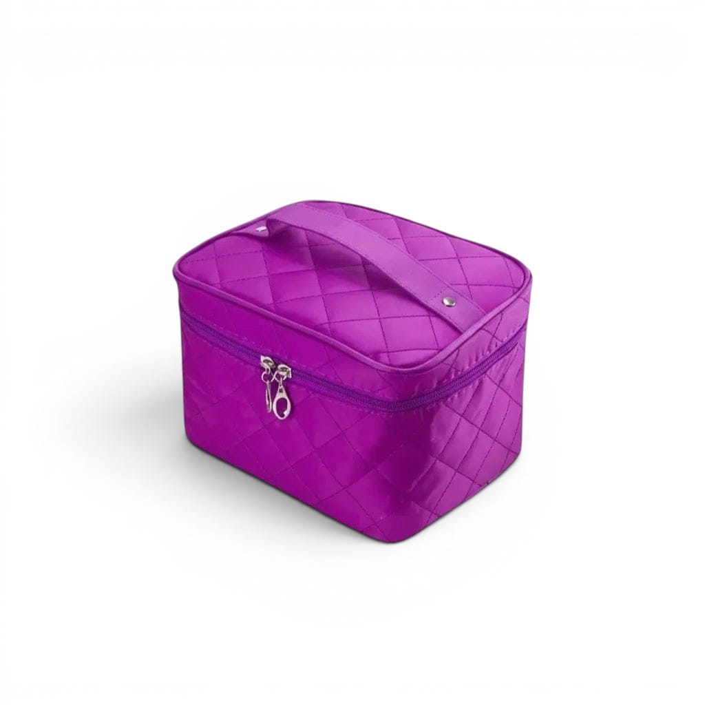 La Matea | Trousse de Toilette Femme Nylon Matelassé Grande Capacité