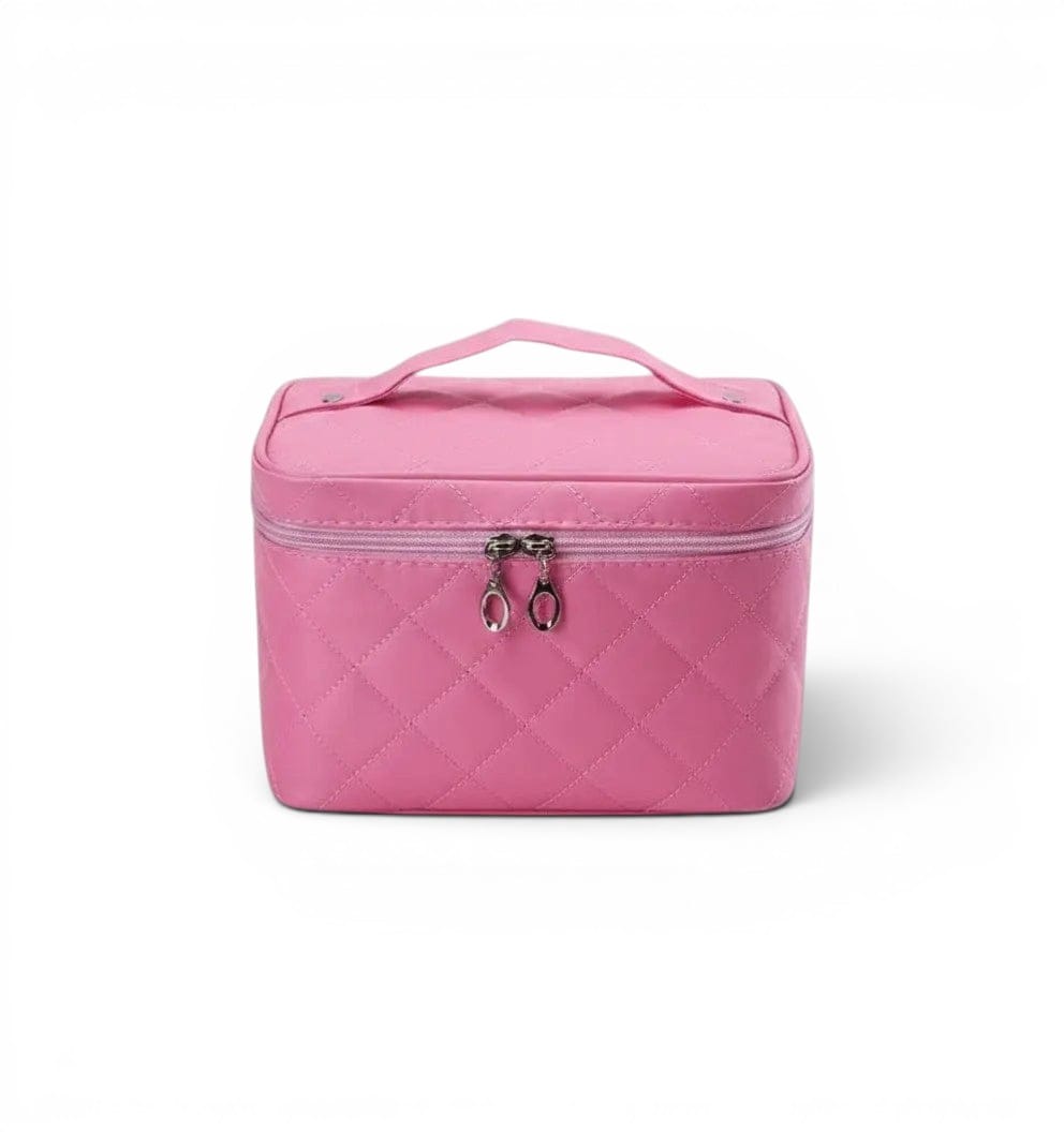 La Matea | Trousse de Toilette Femme Nylon Matelassé Grande Capacité