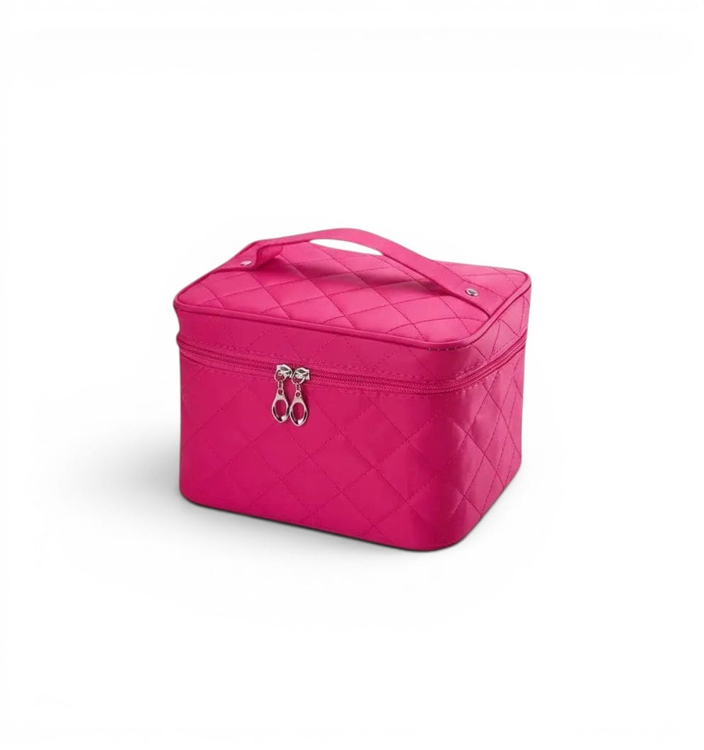La Matea | Trousse de Toilette Femme Nylon Matelassé Grande Capacité