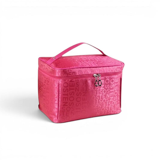 La Matea | Trousse de Toilette Femme Nylon Matelassé Grande Capacité