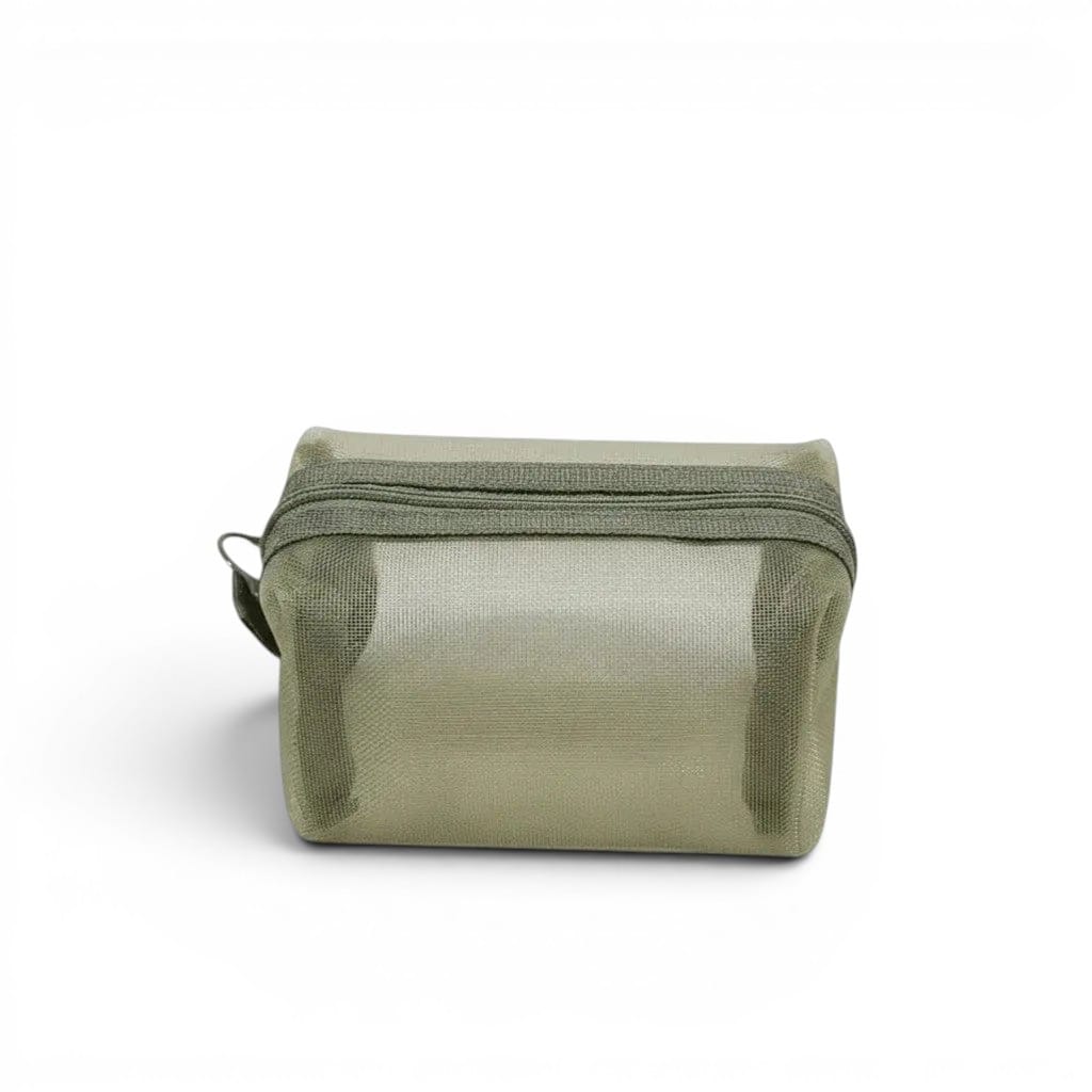 La Minvi | Mini Trousse Nylon Mesh Transparente Ultra-Compacte