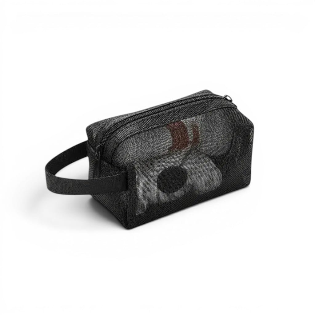La Minvi | Mini Trousse Nylon Mesh Transparente Ultra-Compacte