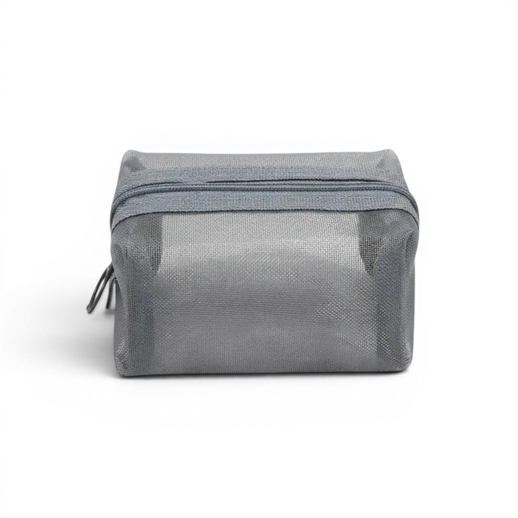 La Minvi | Mini Trousse Nylon Mesh Transparente Ultra-Compacte