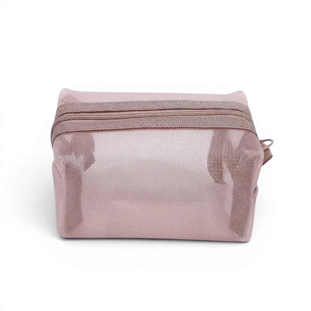 La Minvi | Mini Trousse Nylon Mesh Transparente Ultra-Compacte