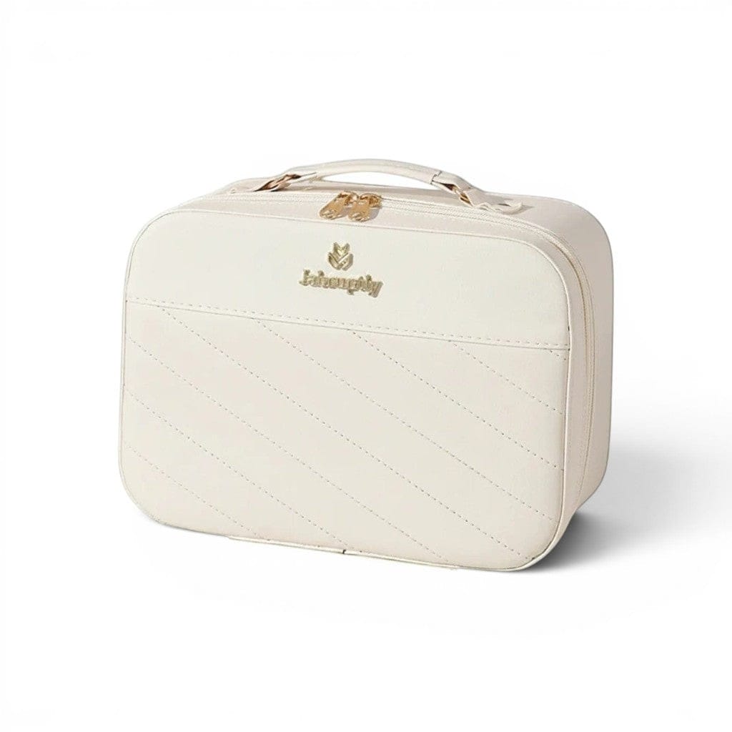 La Mirva | Trousse Maquillage Cuir PU Waterproof Miroir LED
