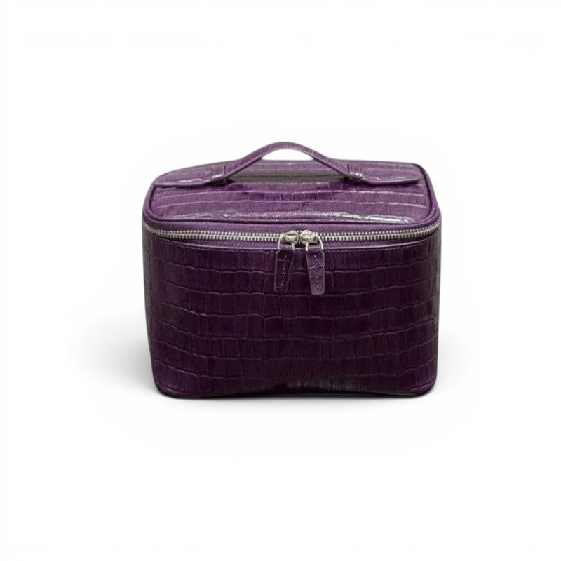 La Nappa | Trousse de Toilette Femme - Cuir Véritable Texture Croco
