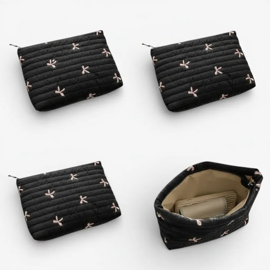 La Noda | Trousse de Toilette Femme Broderie Nœud