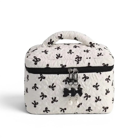 La Nodva | Pochette Maquillage Coton Nœud Format Boîte