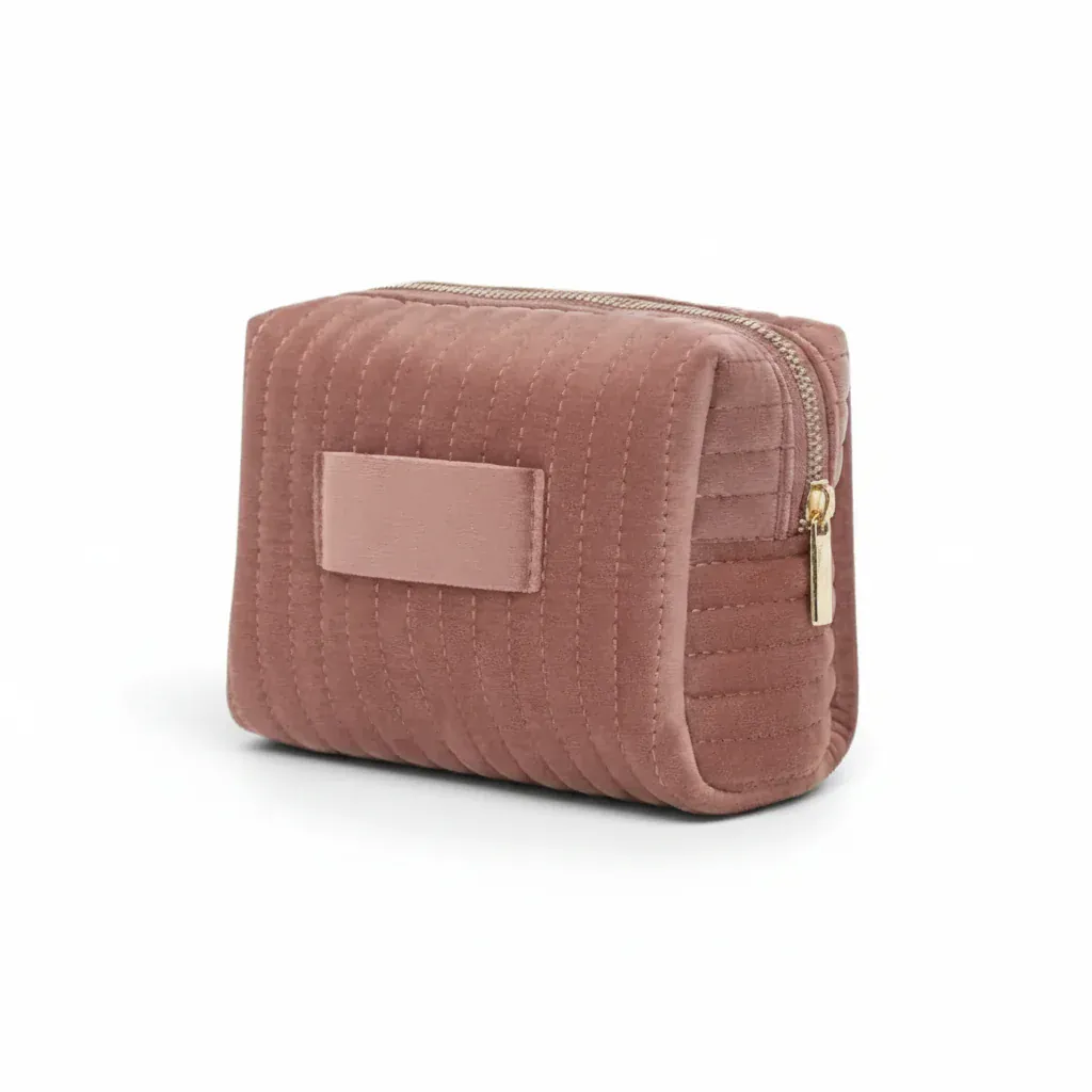 La Nomia | Trousse Toilette Velours Personnalisée Femme