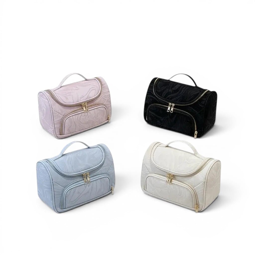 La Nuvola | Trousse de Toilette Femme - Vanity Simili Cuir Grande Capacité