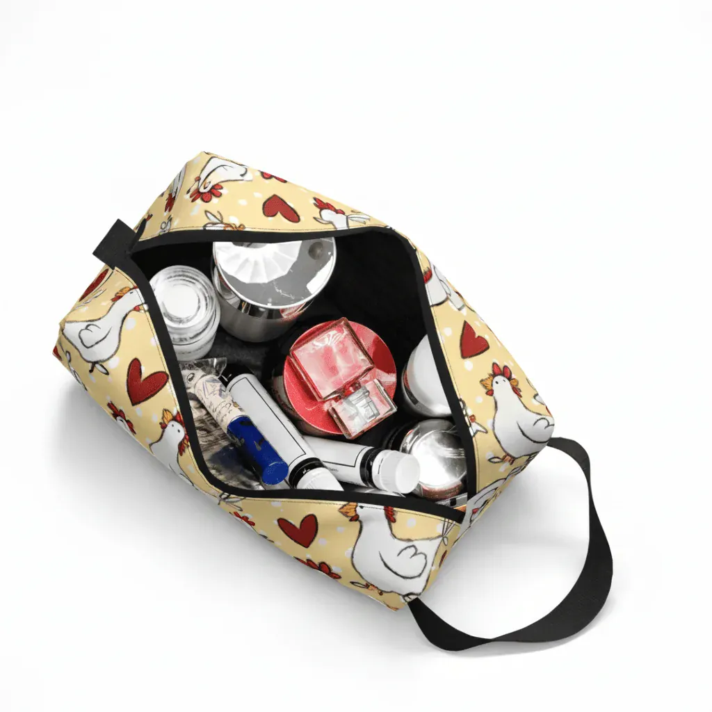 La Pouli | Trousse Enfant Motif Poule Campagne