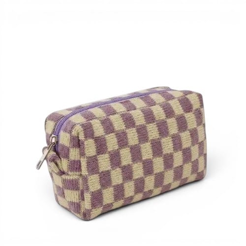 La Quadra | Trousse de Toilette Femme Carreaux Compacte
