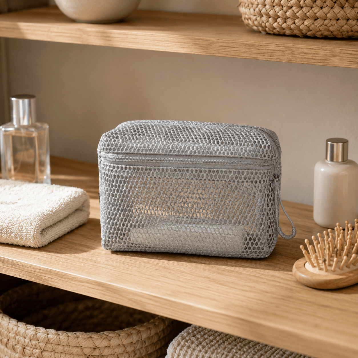 La Respi | Trousse Nylon Mesh Respirante Polyvalente Légère