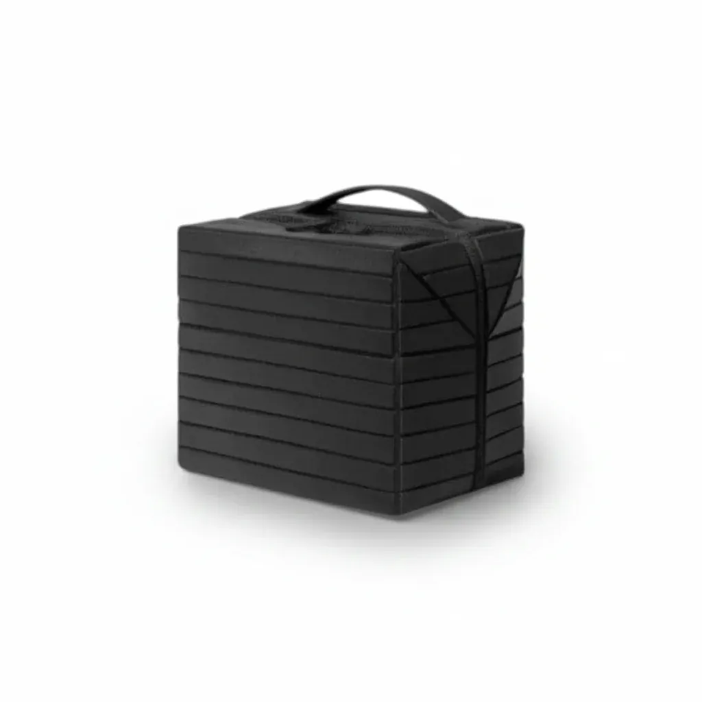 La Rigra | Grande Trousse Maquillage Femme PVC Rigide Rayé