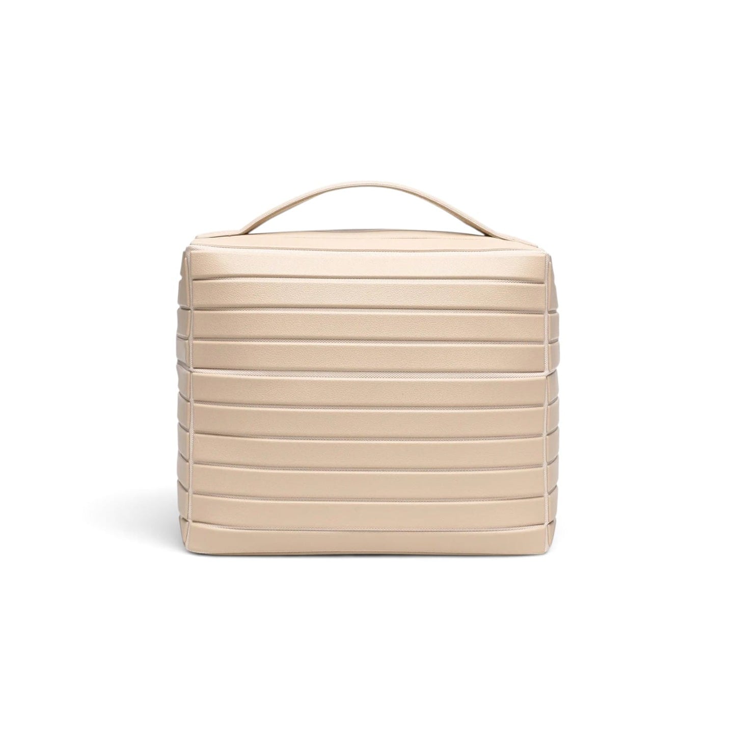 La Rigra | Grande Trousse Maquillage Femme PVC Rigide Rayé