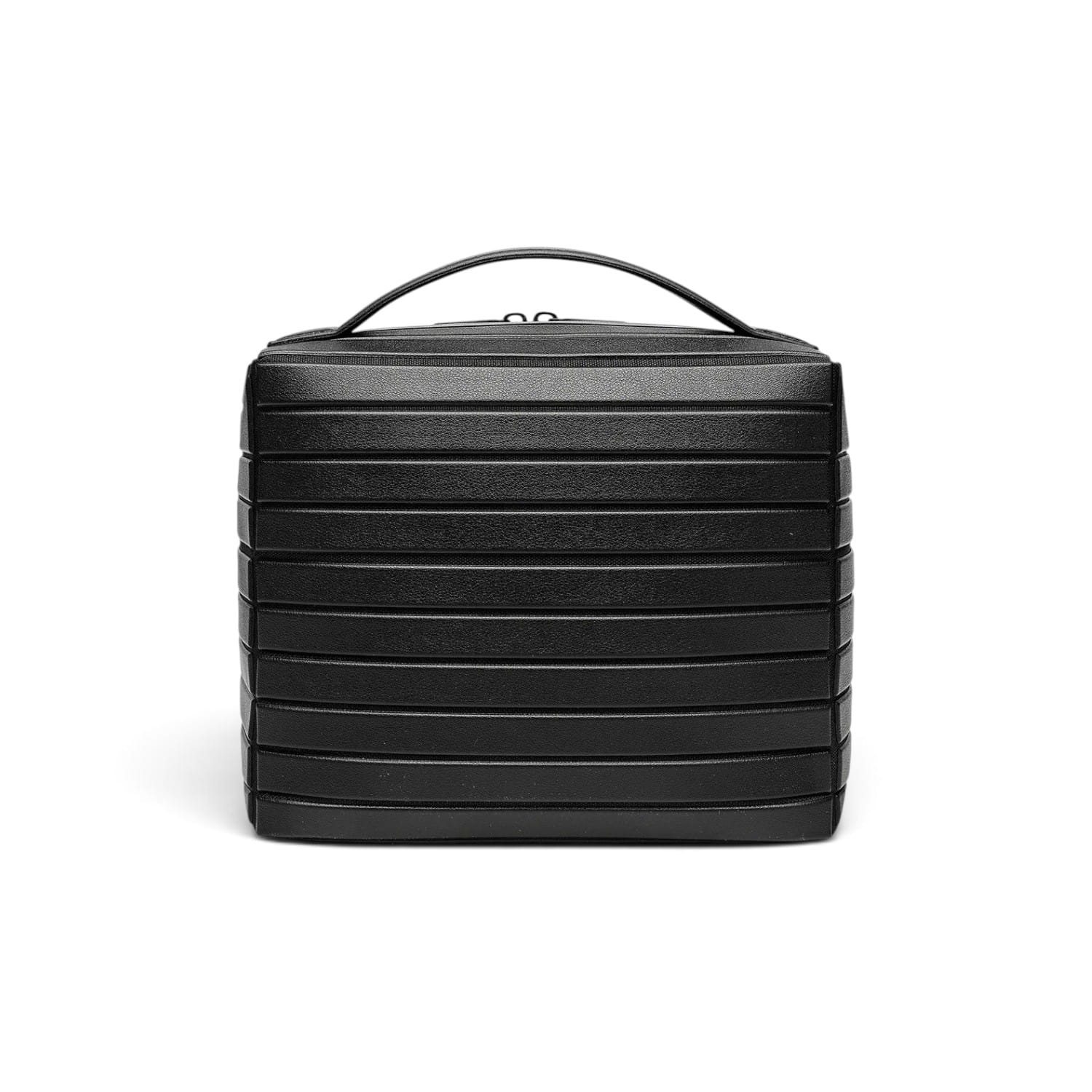 La Rigra | Grande Trousse Maquillage Femme PVC Rigide Rayé