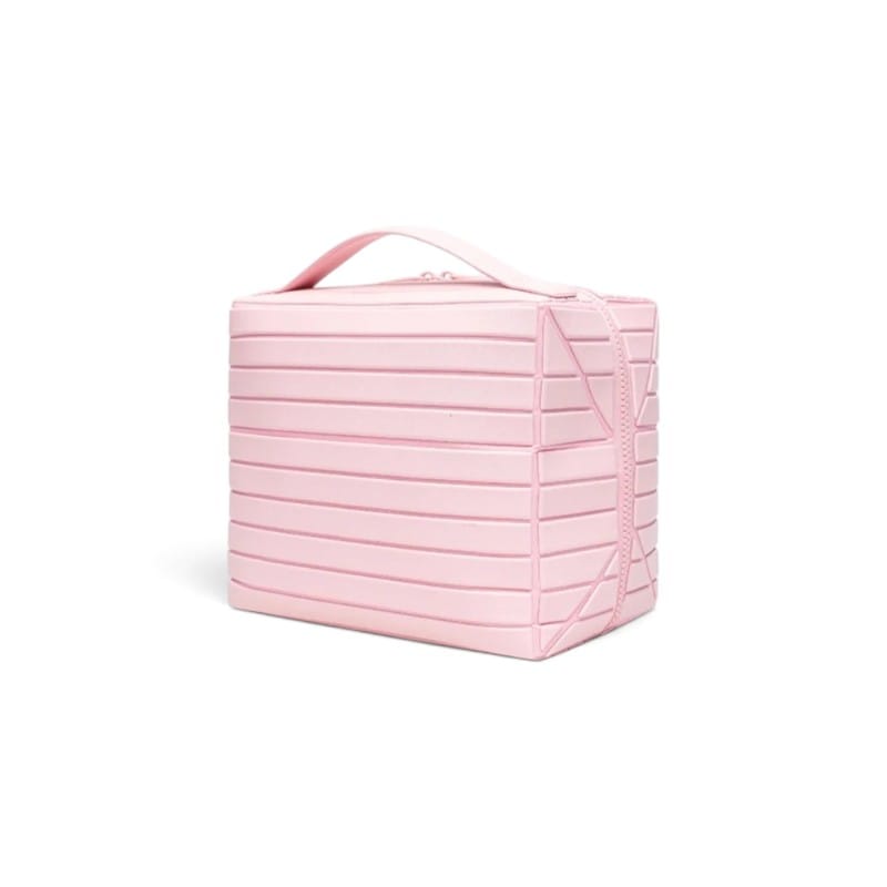La Rigra | Grande Trousse Maquillage Femme PVC Rigide Rayé