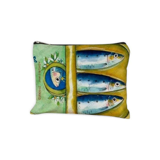 La Sardina | Trousse maquillage canvas aquarelle