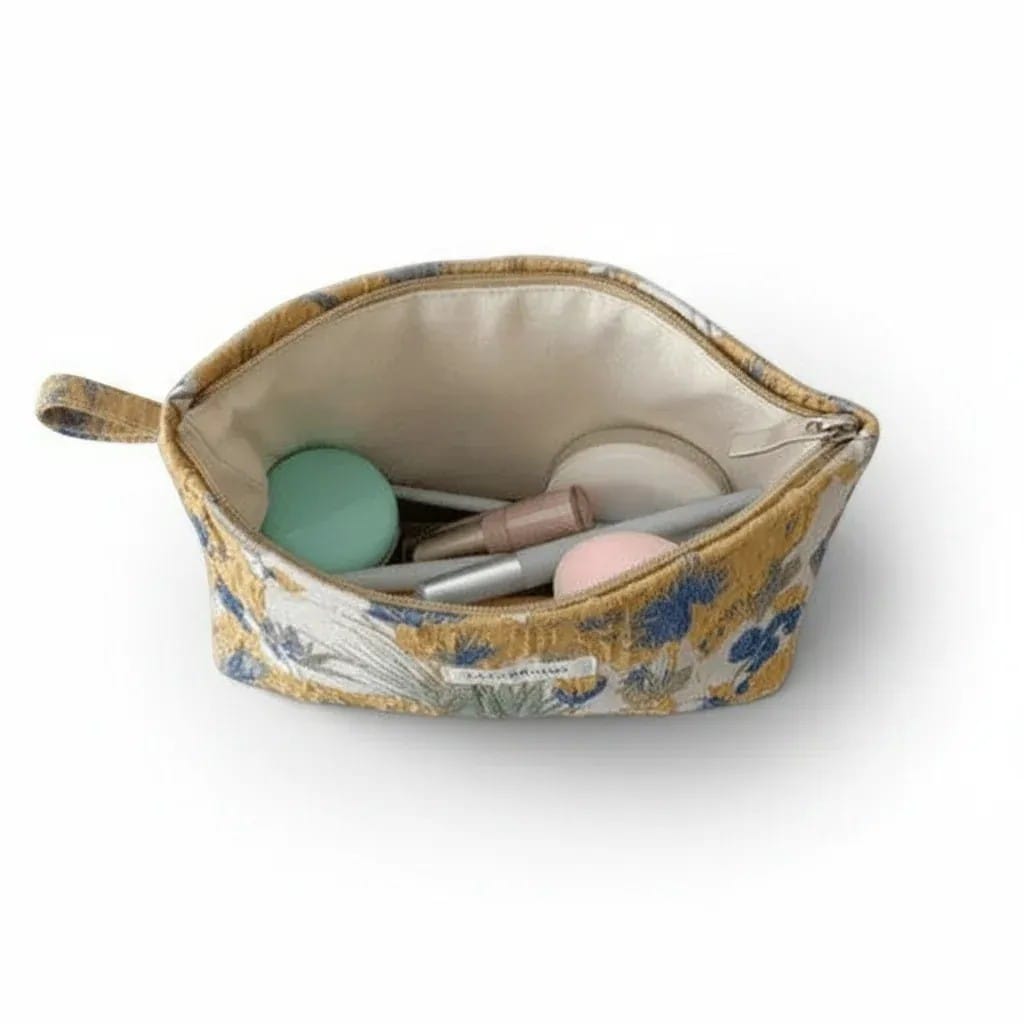 La Satina | Trousse de Toilette Femme Satinée Vintage