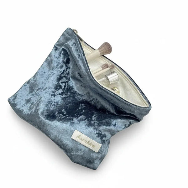 La Seta | Trousse de Toilette Femme - Velours Grande Capacité
