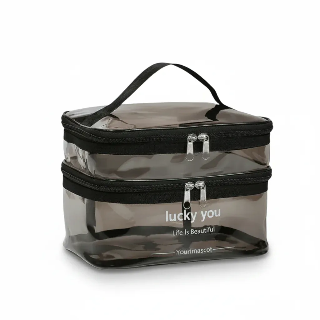 La Stava | Trousse Transparente PVC Grande Capacité TSA
