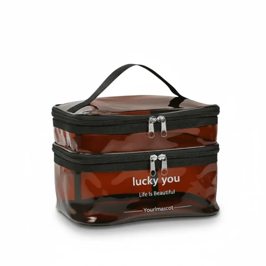 La Stava | Trousse Transparente PVC Grande Capacité TSA