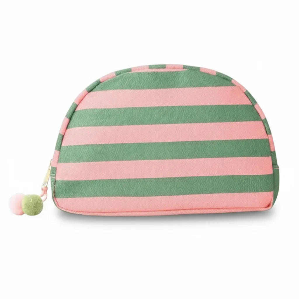 La Stri | Trousse de Toilette Femme Rayée Compacte