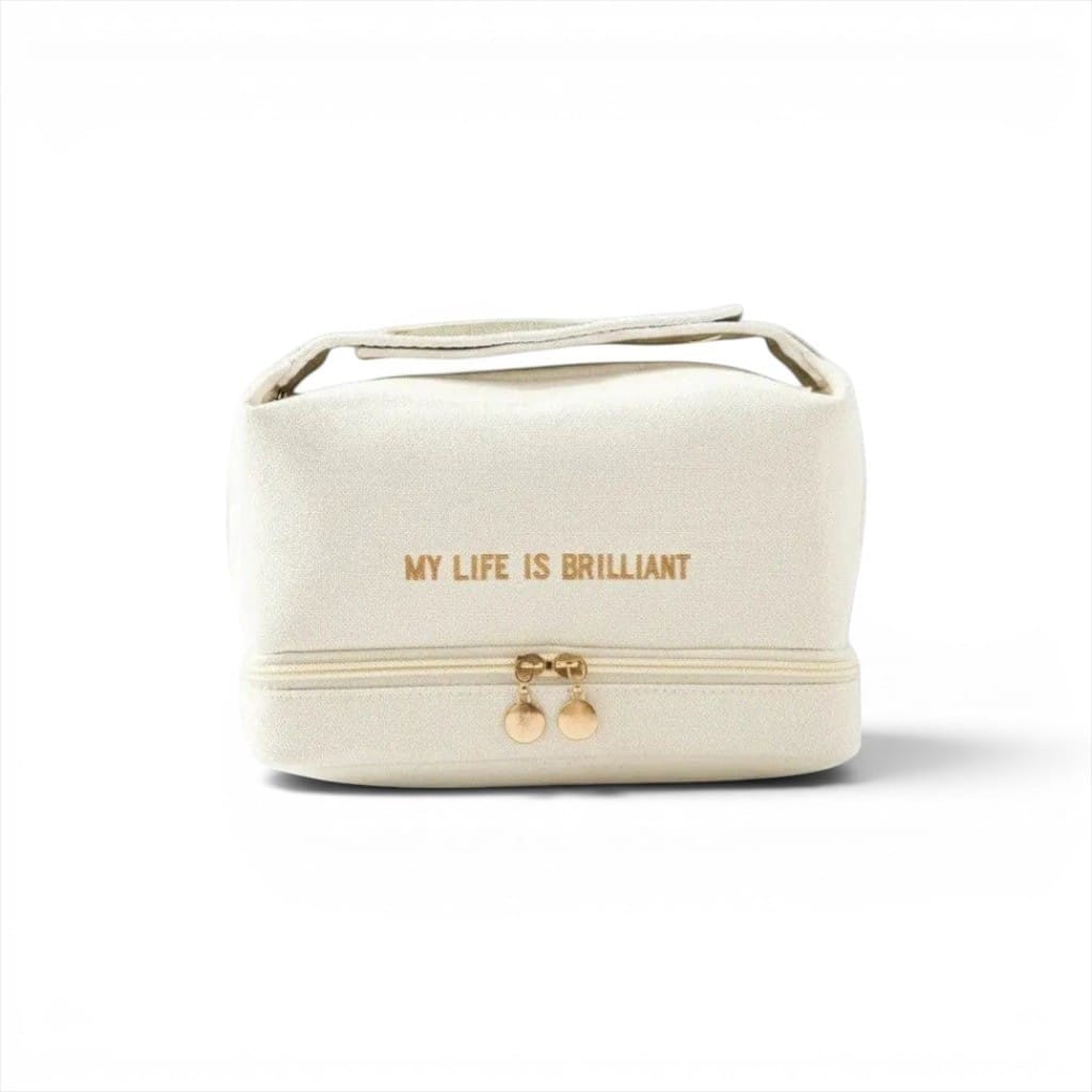 La Tela | Trousse de Toilette Femme Toile Double Couche