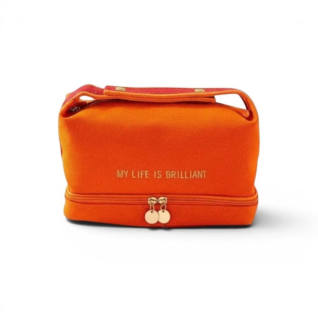 La Tela | Trousse de Toilette Femme Toile Double Couche